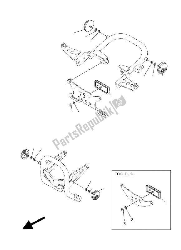 All parts for the Electrical 2 of the Yamaha YFZ 450 2008
