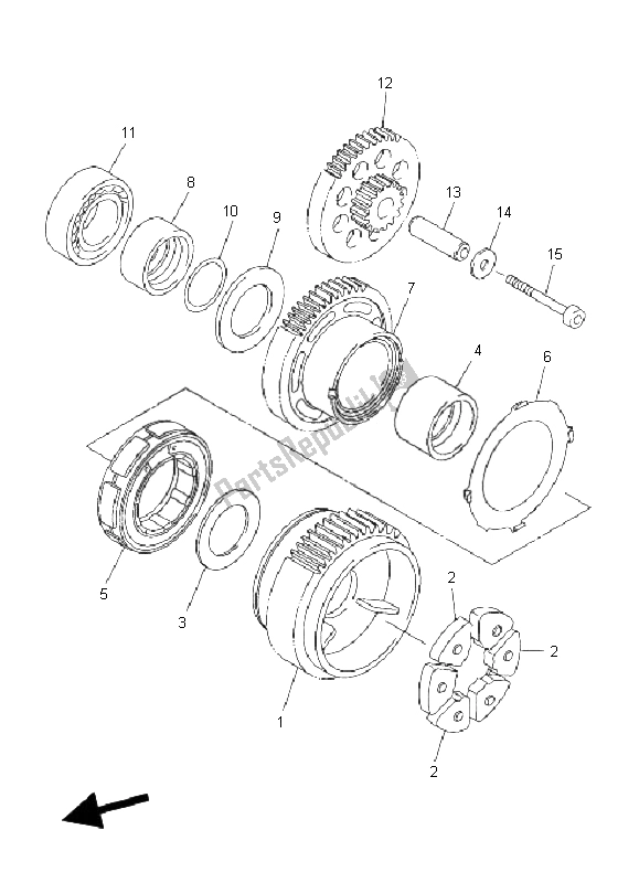 Tutte le parti per il Antipasto del Yamaha FZ1 S Fazer 1000 2009