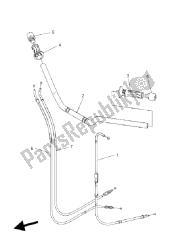 stuurhendel en kabel