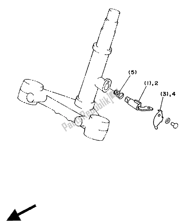 Todas las partes para Pintura de Yamaha XV 250 Virago 1992
