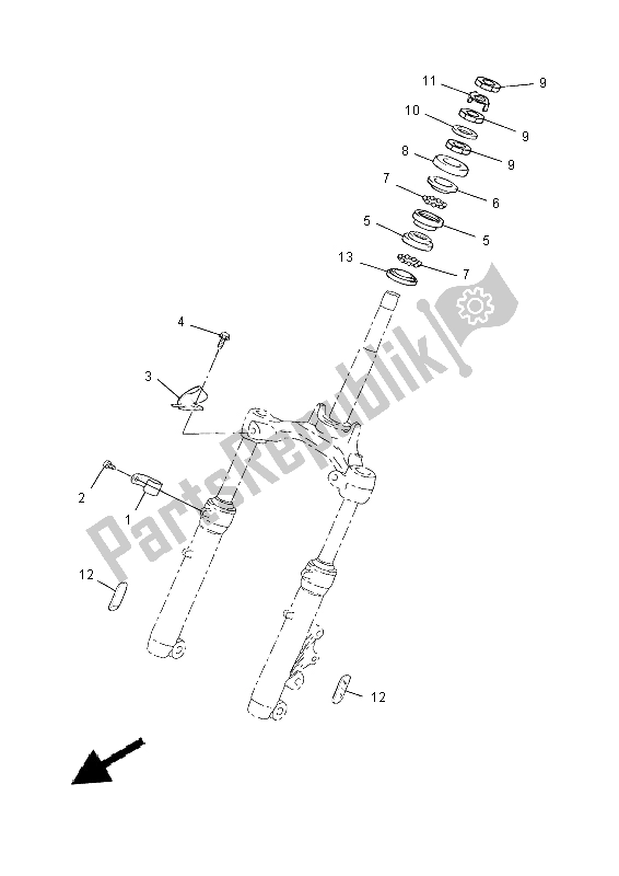 Toutes les pièces pour le Pilotage du Yamaha CS 50M 2015