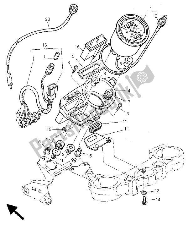 Wszystkie części do Metr Yamaha TT 600R 1997