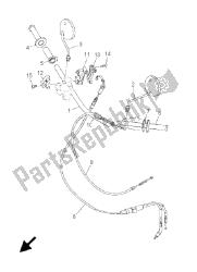 stuurhendel en kabel