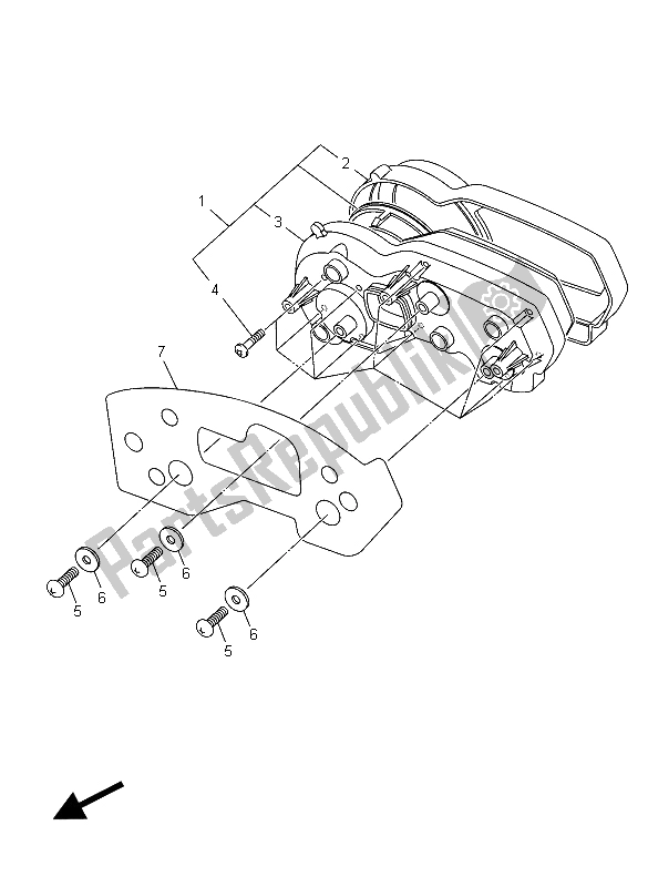 Wszystkie części do Metr Yamaha XJ6 FA 600 2015