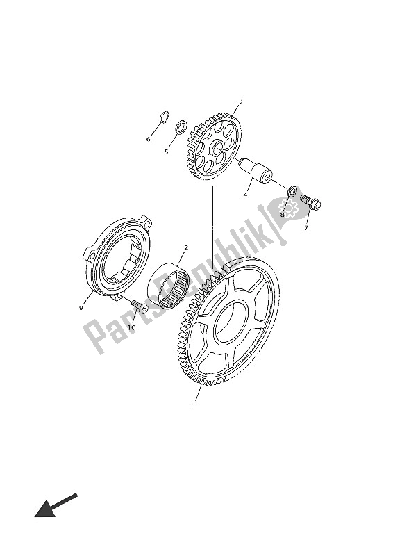 Wszystkie części do Rozrusznik Yamaha MT 10 1000 2016