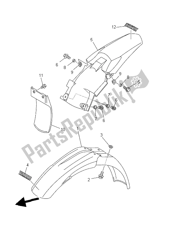 Toutes les pièces pour le Aile du Yamaha YZ 85 SW LW 2002