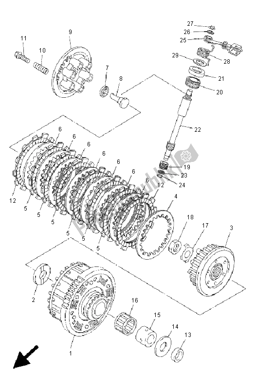 Wszystkie części do Sprz? G? O Yamaha FZ6 N 600 2005