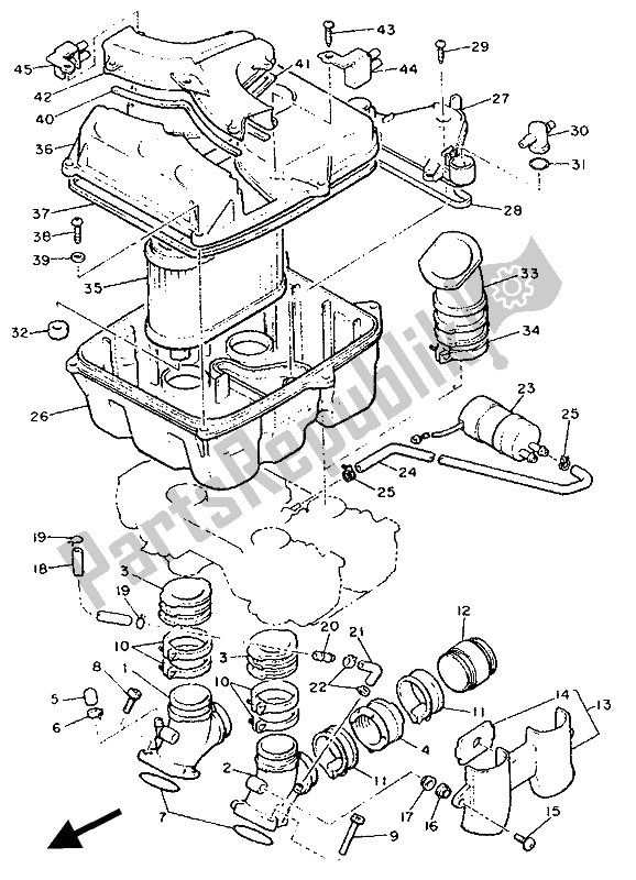 Tutte le parti per il Presa del Yamaha V MAX 12 1200 1992