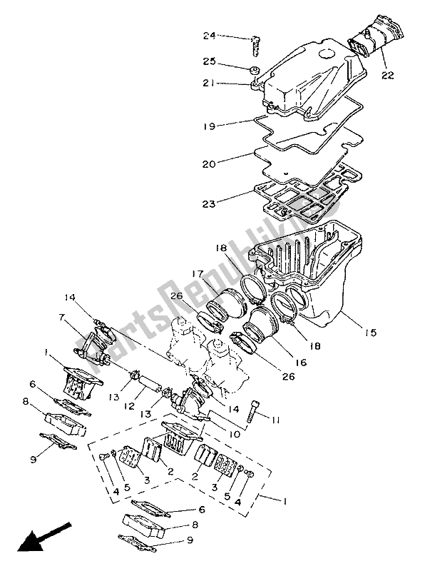 Todas las partes para Consumo de Yamaha TZR 250 1988