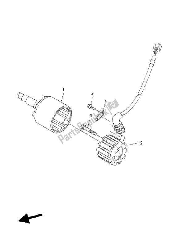 Tutte le parti per il Generatore del Yamaha FZ1 N Fazer 1000 2006