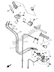 stuurhendel en kabel