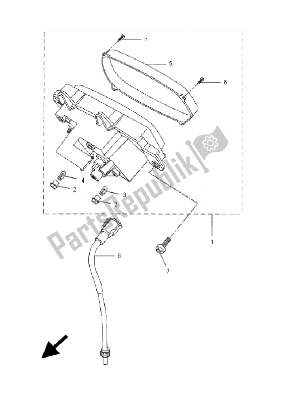 Todas las partes para Metro de Yamaha CW 50L BWS 2007