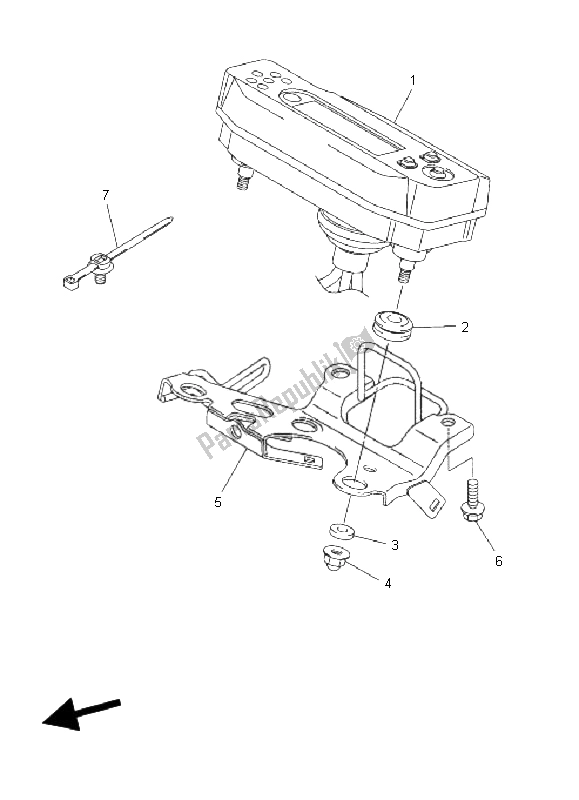 Todas las partes para Metro de Yamaha WR 250R 2008