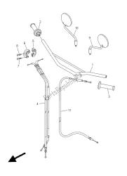 stuurhendel en kabel