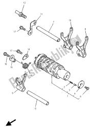 came et fourchette de changement de vitesse