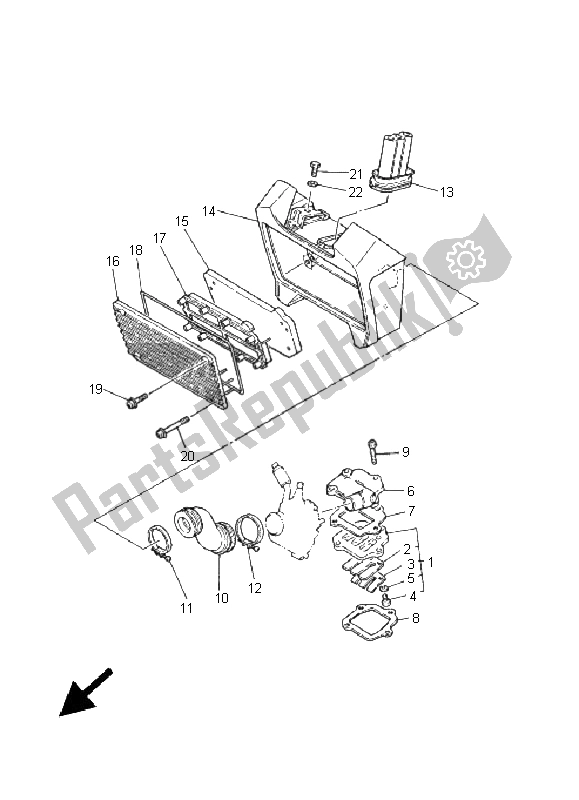 Wszystkie części do Wlot Yamaha PW 80 2005