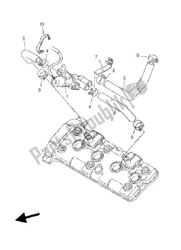 Tutte le parti per il Sistema Di Induzione Dell'aria del Yamaha FZ1 S Fazer 1000 2007