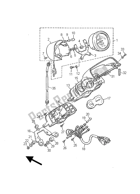 Todas las partes para Metro de Yamaha V MAX 12 1200 2002