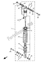 suspension du bras arrière