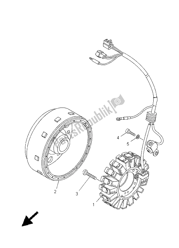 Wszystkie części do Generator Yamaha XT 660X 2005