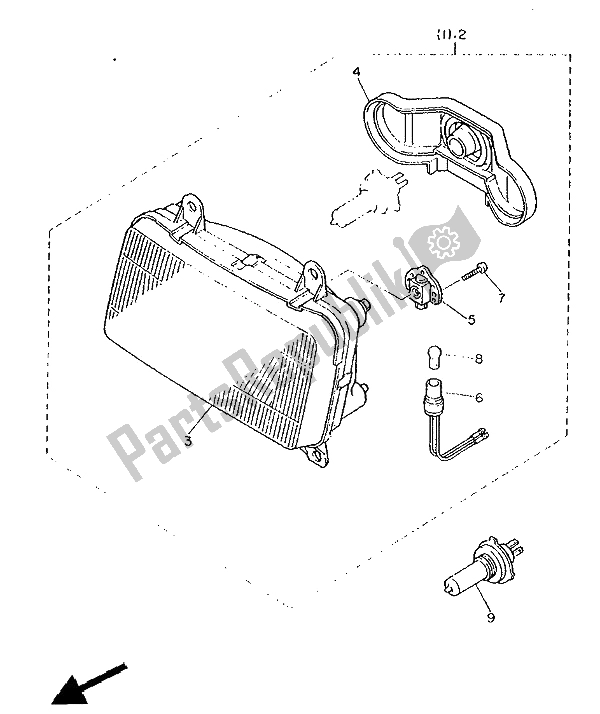 Tutte le parti per il Alternato (faro) del Yamaha FZ 750 Genesis 1991