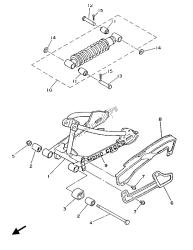 brazo trasero y suspensión