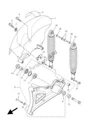 bras arrière et suspension