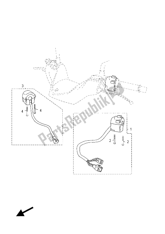 Toutes les pièces pour le Interrupteur Et Levier De Poignée du Yamaha YP 125 RA X MAX Business 2012