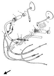 stuurhendel en kabel