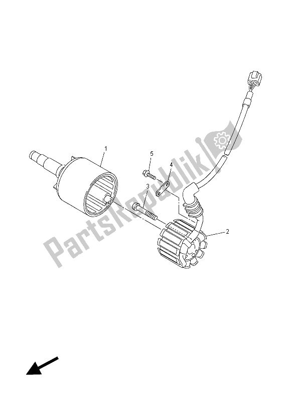 Tutte le parti per il Generatore del Yamaha FZ1 SA 1000 2012