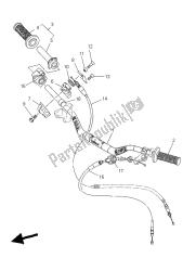 poignée et câble de direction