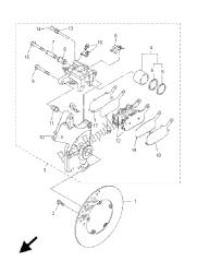 REAR BRAKE CALIPER