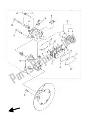 REAR BRAKE CALIPER