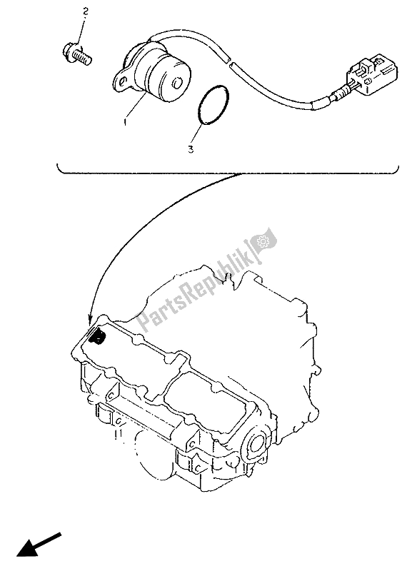 Todas las partes para Recoger Bobina Y Gobernador de Yamaha FZ 750 Genesis 1990