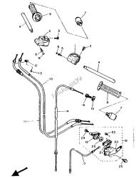 stuurhendel en kabel