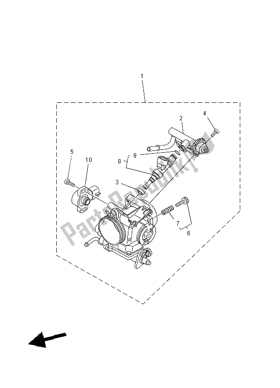 Tutte le parti per il Immissione 2 del Yamaha XT 660X 2004
