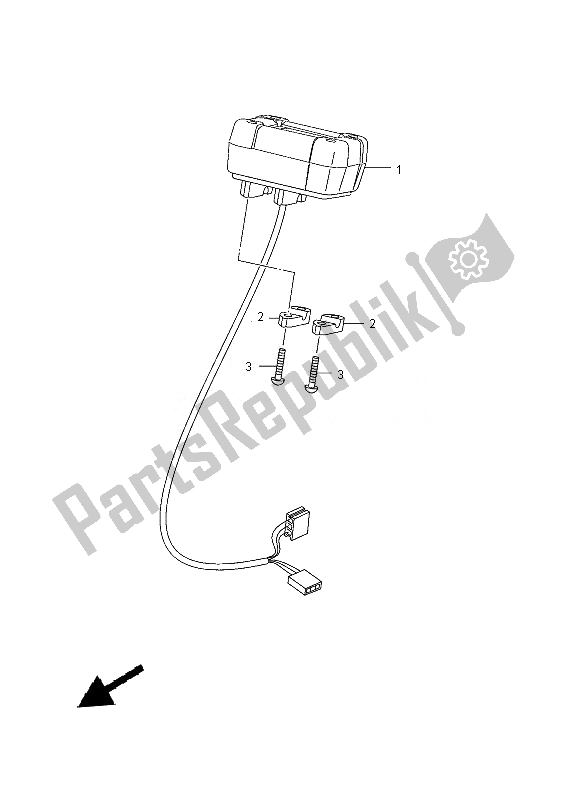 All parts for the Meter of the Yamaha EW 50N 2013