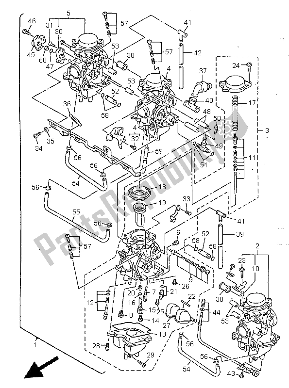 Wszystkie części do Ga? Nik Yamaha FZS 600 1999