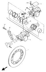 REAR BRAKE CALIPER