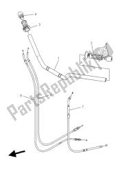 stuurhendel en kabel