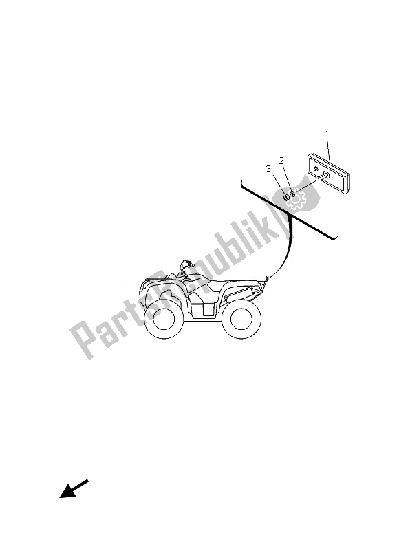 Wszystkie części do Elektryczny 2 Yamaha YFM 700 FGD Grizzly 4X4 2013