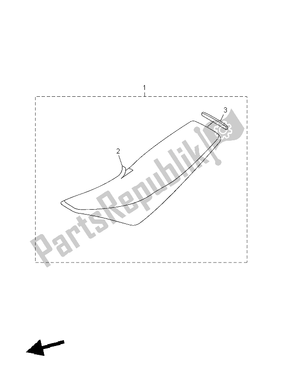 Todas las partes para Asiento de Yamaha WR 250F 2009