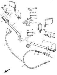 stuurhendel en kabel