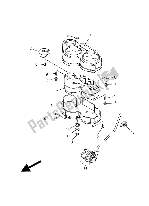 Wszystkie części do Metr Yamaha FZS 600 2000