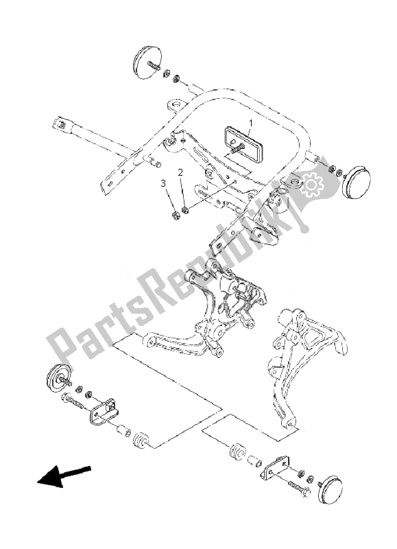 All parts for the Electrical 2 of the Yamaha YFM 700R 2007