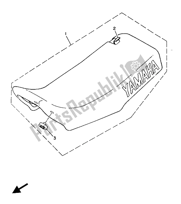 Tutte le parti per il Posto A Sedere del Yamaha YZ 80 1986