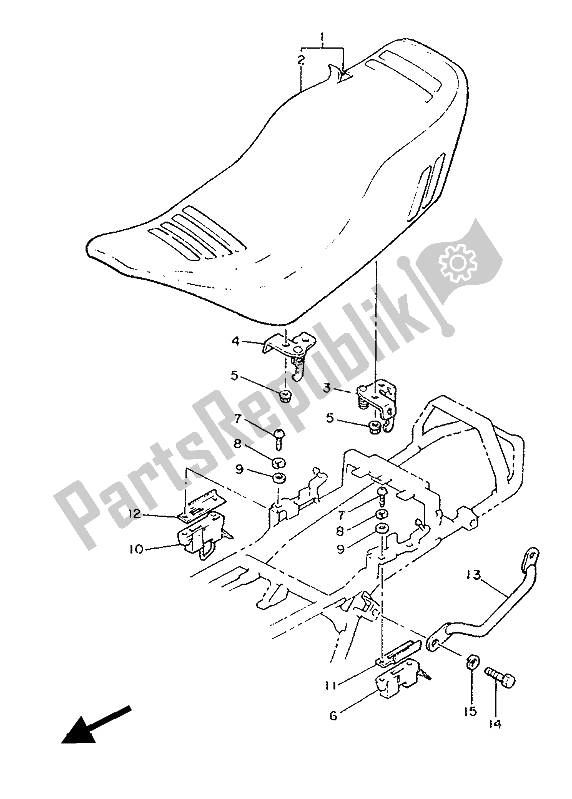 Tutte le parti per il Posto A Sedere del Yamaha XJ 600 1986