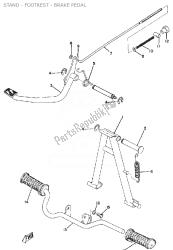 STAND - FOOTREST - BRAKE PEDAL