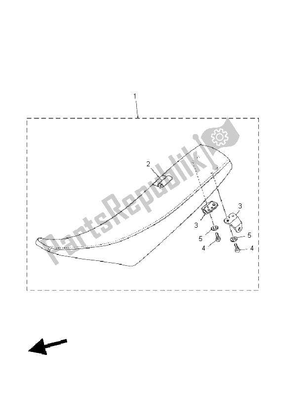 Wszystkie części do Siedzenie Yamaha YZ 125 2011