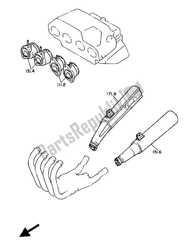 Todas las partes para Alternativo (motor) (para Austria) de Yamaha FJ 1200 1986